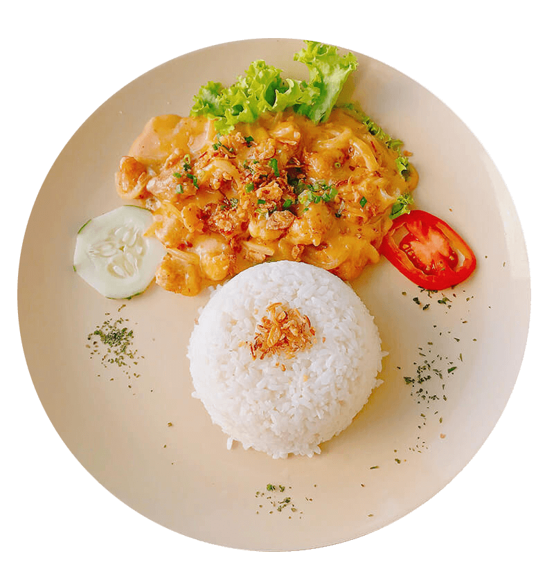 Salted Egg Chicken and Rice